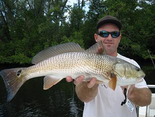 23 inch Palm Beach Red Fish caught on a jig